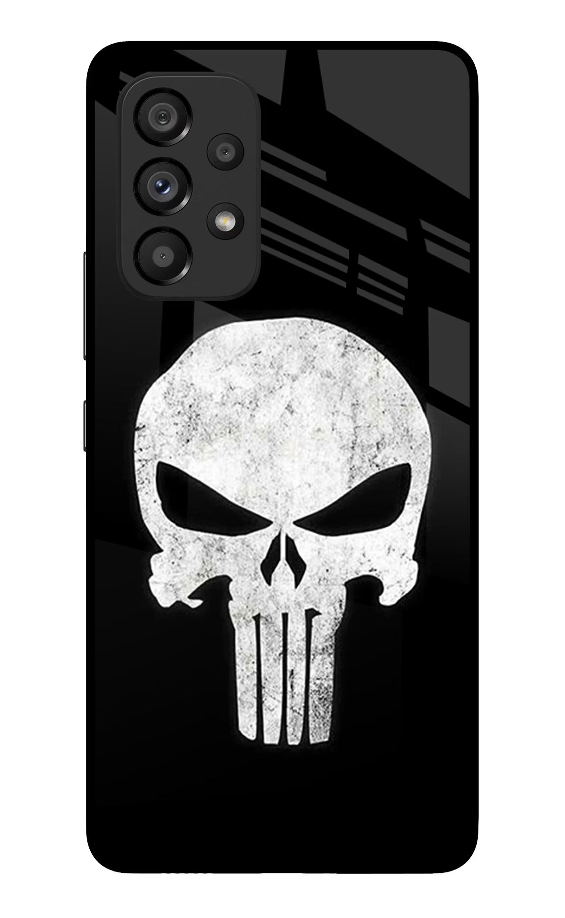 Punisher Skull Samsung A53 5G Glass Case - Punisher Skull Samsung A53 5G Glass Case Punisher Skull Samsung A53 5G Glass Case