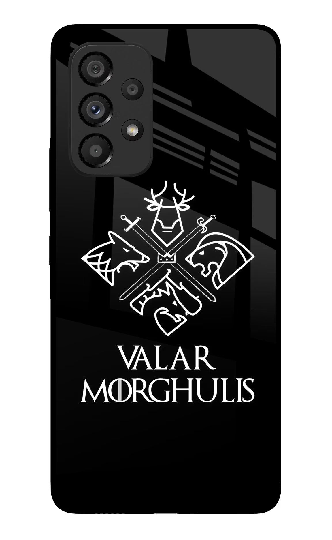 Valar Morghulis | Game Of Thrones Samsung A53 5G Glass Case - Valar Morghulis | Game Of Thrones Samsung A53 5G Glass Case Valar Morghulis | Game Of Thrones Samsung A53 5G Glass Case