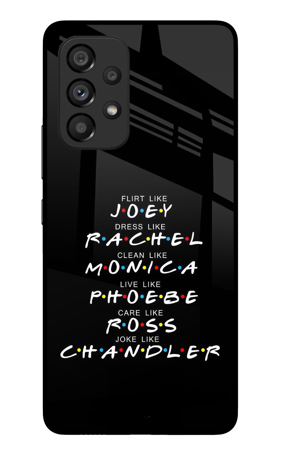 FRIENDS Character Samsung A53 5G Glass Case - FRIENDS Character Samsung A53 5G Glass Case FRIENDS Character Samsung A53 5G Glass Case