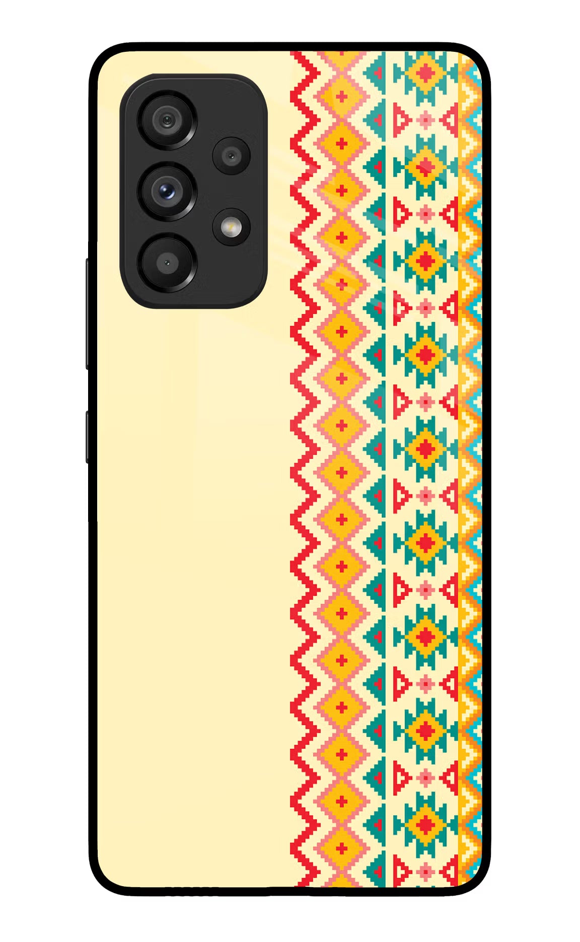 Ethnic Seamless Samsung A53 5G Glass Case - Ethnic Seamless Samsung A53 5G Glass Case Ethnic Seamless Samsung A53 5G Glass Case