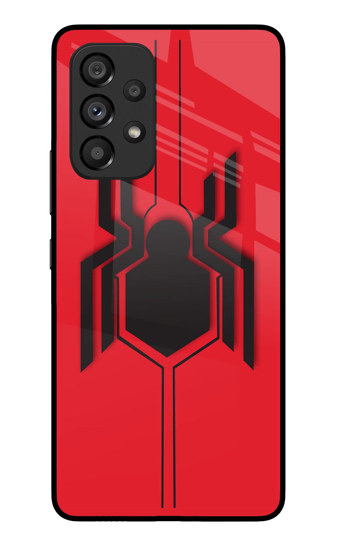 Spider Samsung A53 5G Back Cover - Spider Samsung A53 5G Glass Case Back Cover by Casekaro Spider Samsung A53 5G Glass Case Back Cover by Casekaro