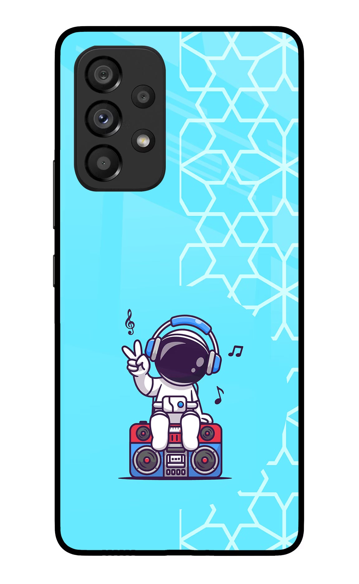 Cute Astronaut Chilling Samsung A53 5G Glass Case - Cute Astronaut Chilling Samsung A53 5G Glass Case Cute Astronaut Chilling Samsung A53 5G Glass Case