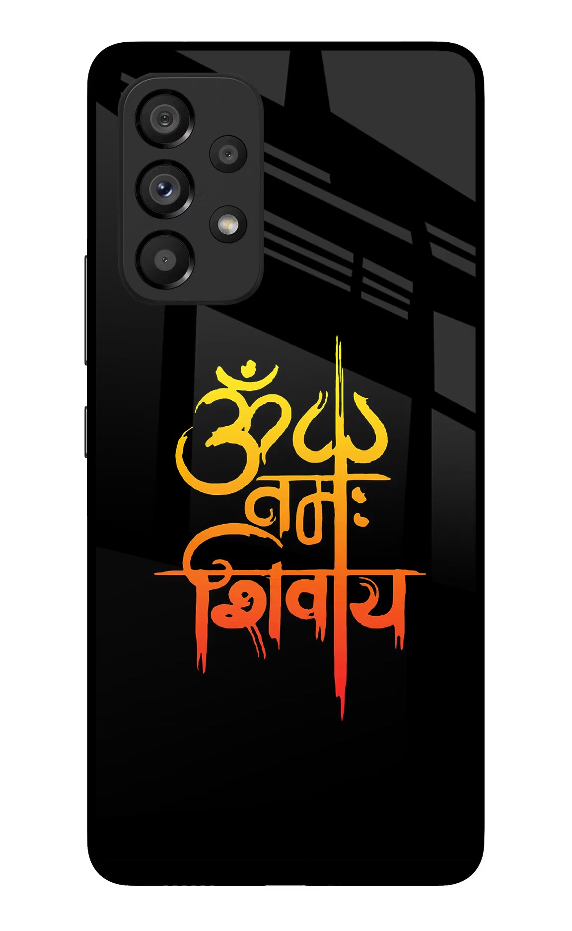 Om Namah Shivay Samsung A53 5G Glass Case - Om Namah Shivay Samsung A53 5G Glass Case Om Namah Shivay Samsung A53 5G Glass Case