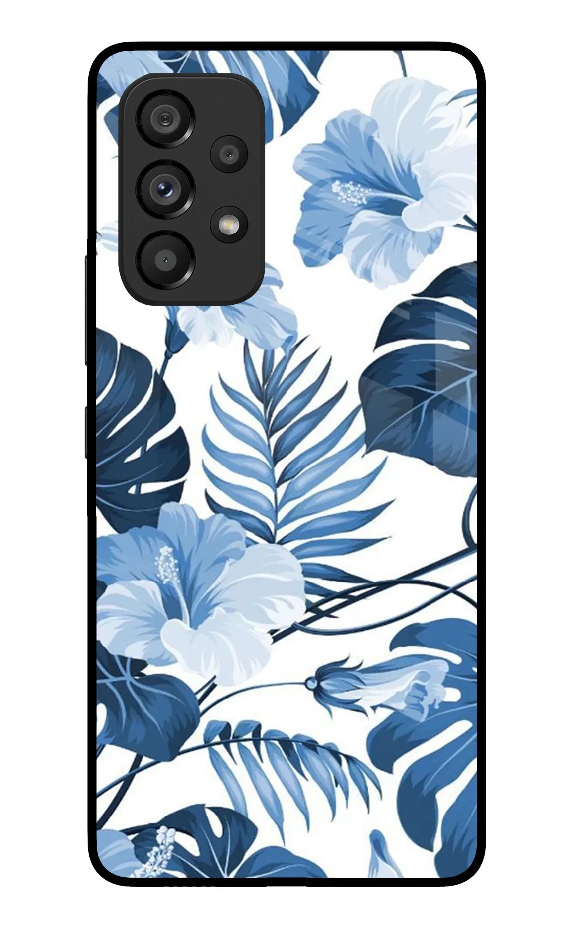Fabric Art Samsung A53 5G Glass Case - Fabric Art Samsung A53 5G Glass Case Fabric Art Samsung A53 5G Glass Case