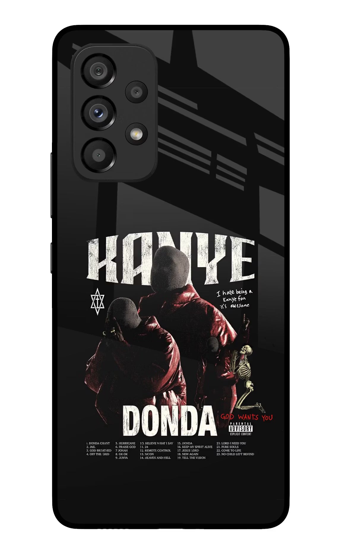 Donda Kanye West Samsung A53 5G Glass Case - Donda Kanye West Samsung A53 5G Glass Case Donda Kanye West Samsung A53 5G Glass Case