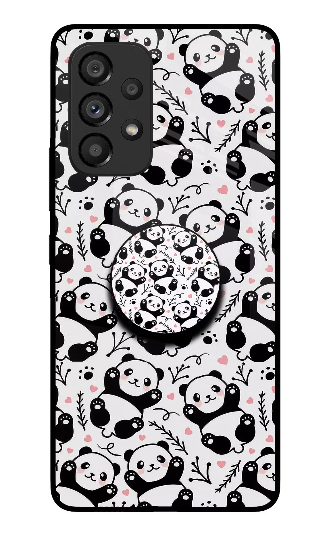 Cute Panda Samsung A53 5G Glass Case - Cute Panda Samsung A53 5G Glass Case Cute Panda Samsung A53 5G Glass Case
