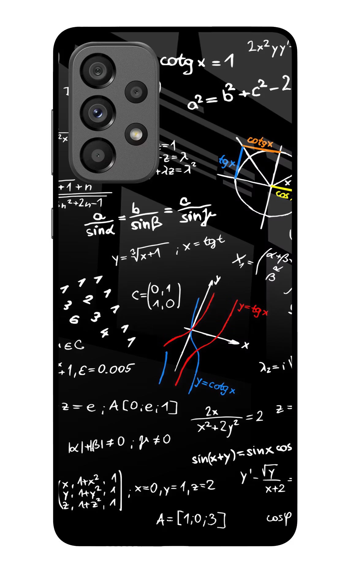 Mathematics Formula Samsung A73 5G Glass Case - Mathematics Formula Samsung A73 5G Glass Case Mathematics Formula Samsung A73 5G Glass Case