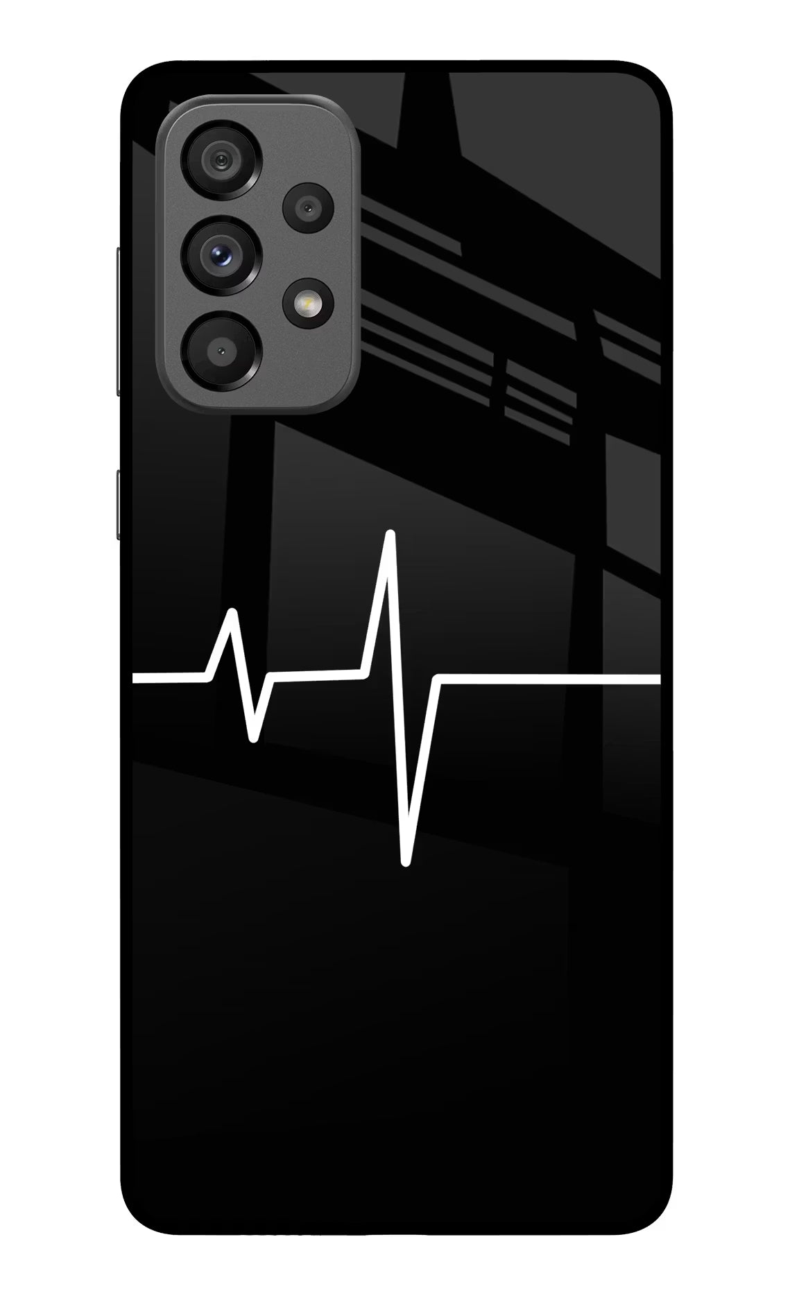 Heart Beats Samsung A73 5G Glass Case - Heart Beats Samsung A73 5G Glass Case Heart Beats Samsung A73 5G Glass Case