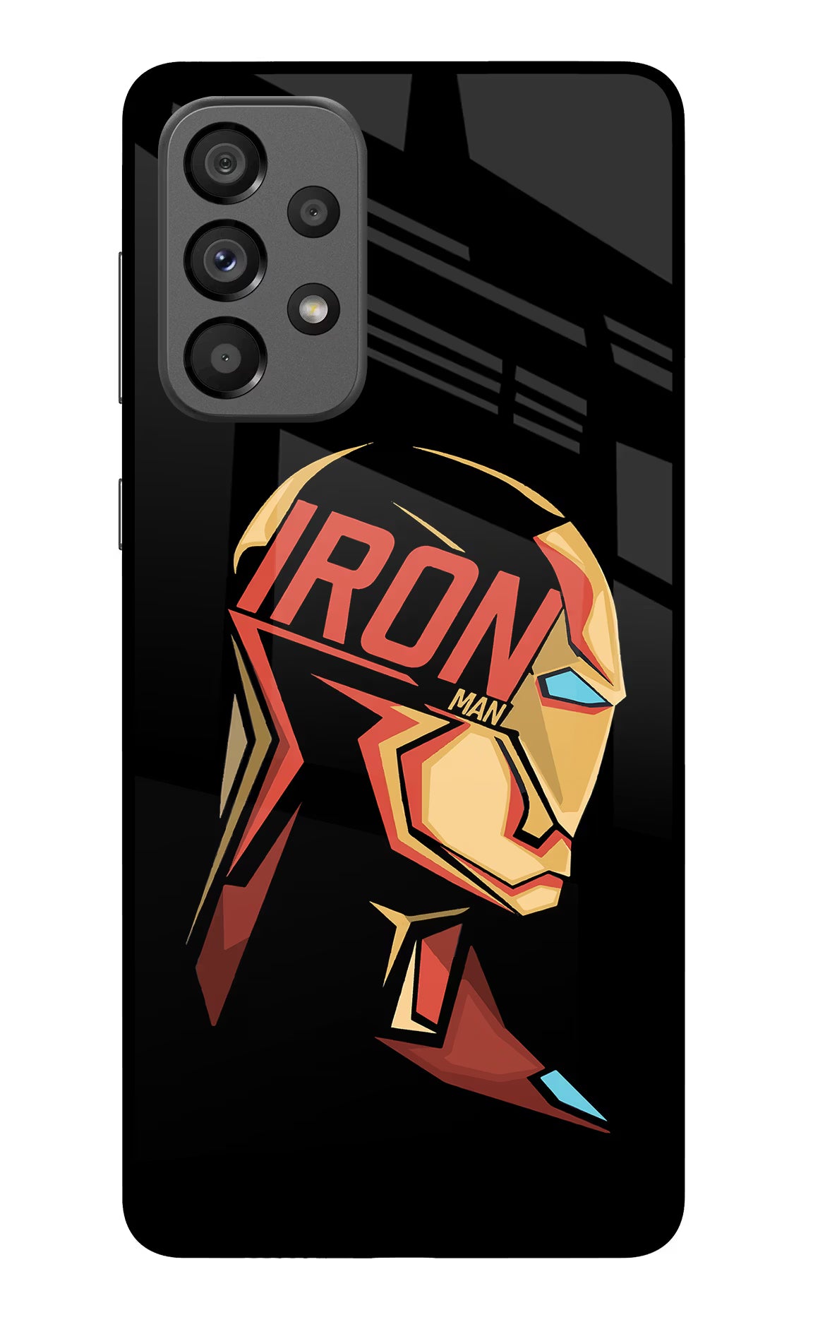 IronMan Samsung A73 5G Glass Case - IronMan Samsung A73 5G Glass Case IronMan Samsung A73 5G Glass Case