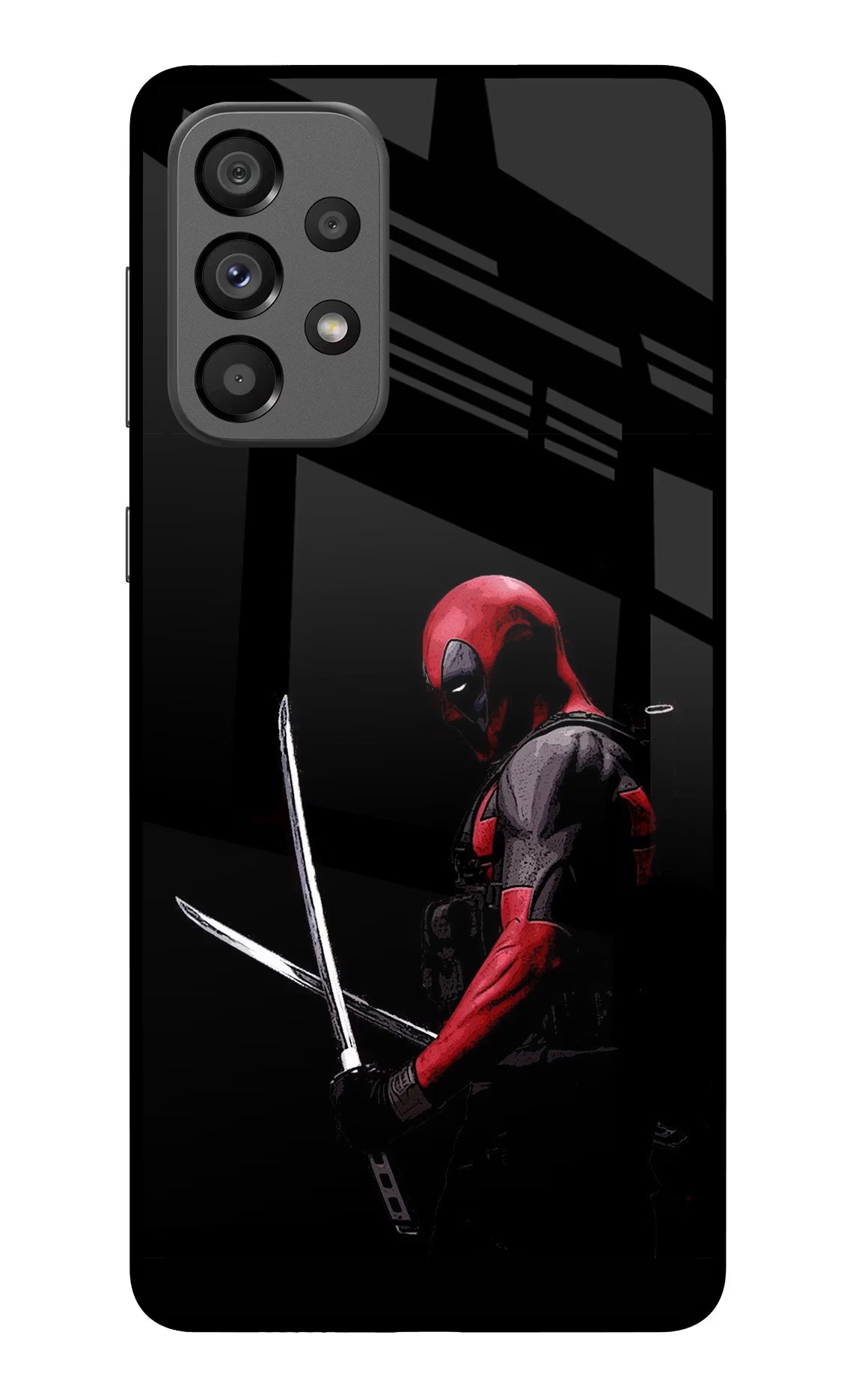 Deadpool Samsung A73 5G Glass Case - Deadpool Samsung A73 5G Glass Case Deadpool Samsung A73 5G Glass Case