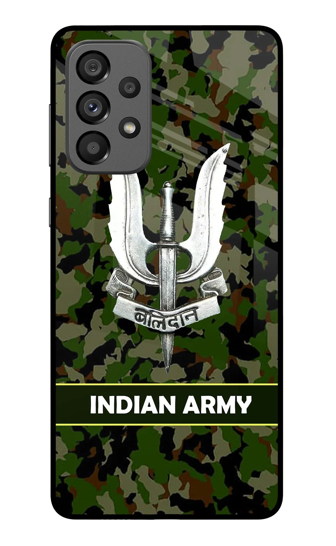 Balidan Indian Logo Samsung A73 5G Glass Case - Balidan Indian Logo Samsung A73 5G Glass Case Balidan Indian Logo Samsung A73 5G Glass Case