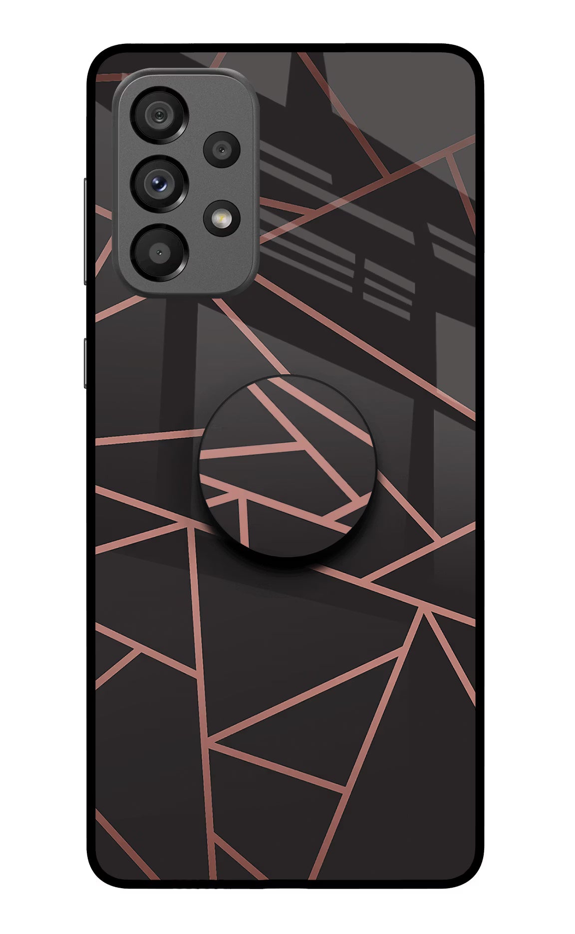 Geometric Pattern Samsung A73 5G Glass Case - Geometric Pattern Samsung A73 5G Glass Case Geometric Pattern Samsung A73 5G Glass Case