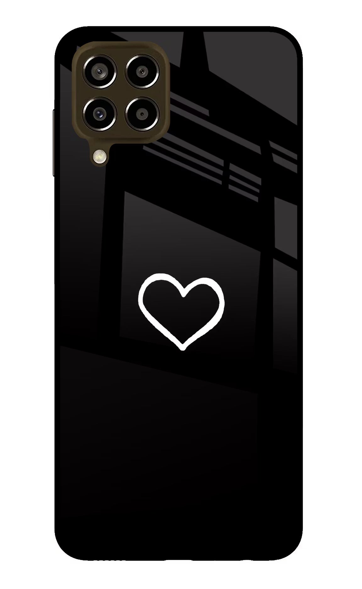 Heart Samsung M33 5G Glass Case - Heart Samsung M33 5G Glass Case Heart Samsung M33 5G Glass Case