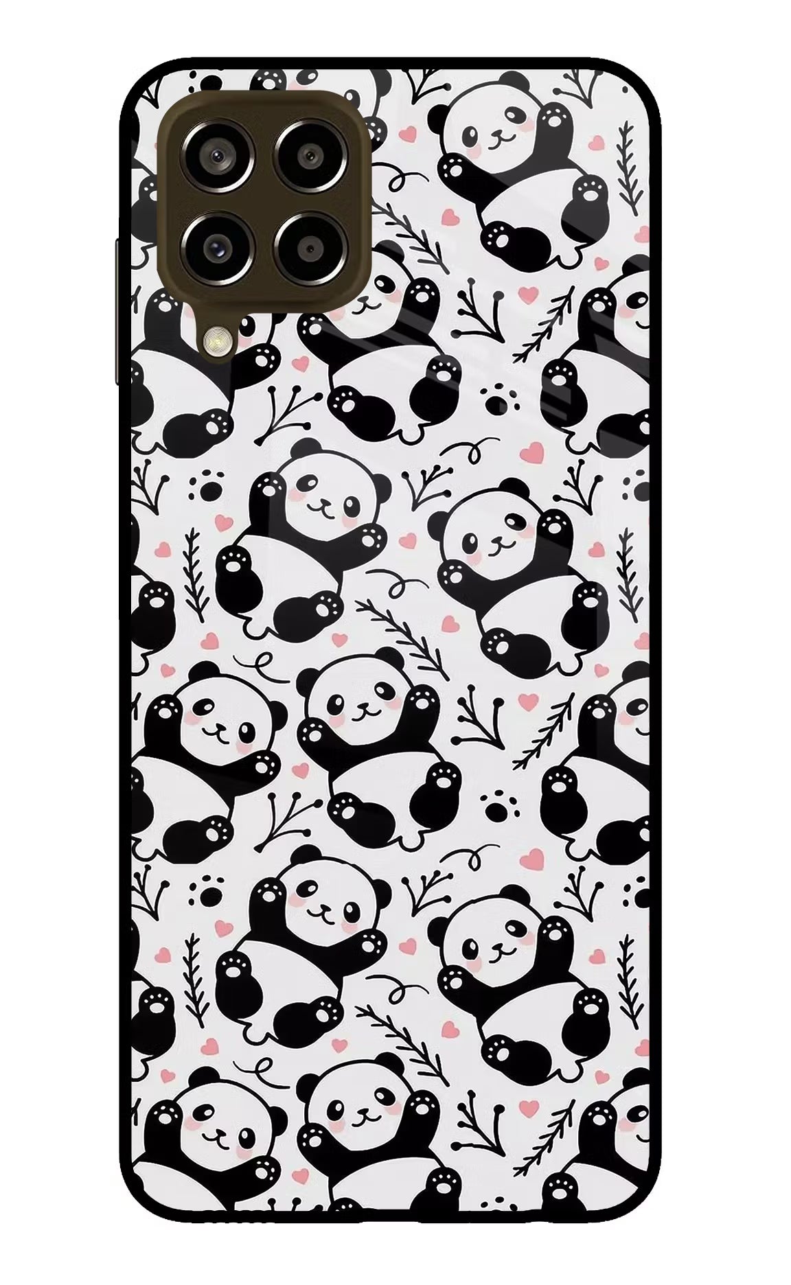 Cute Panda Samsung M33 5G Glass Case - Cute Panda Samsung M33 5G Glass Case Cute Panda Samsung M33 5G Glass Case