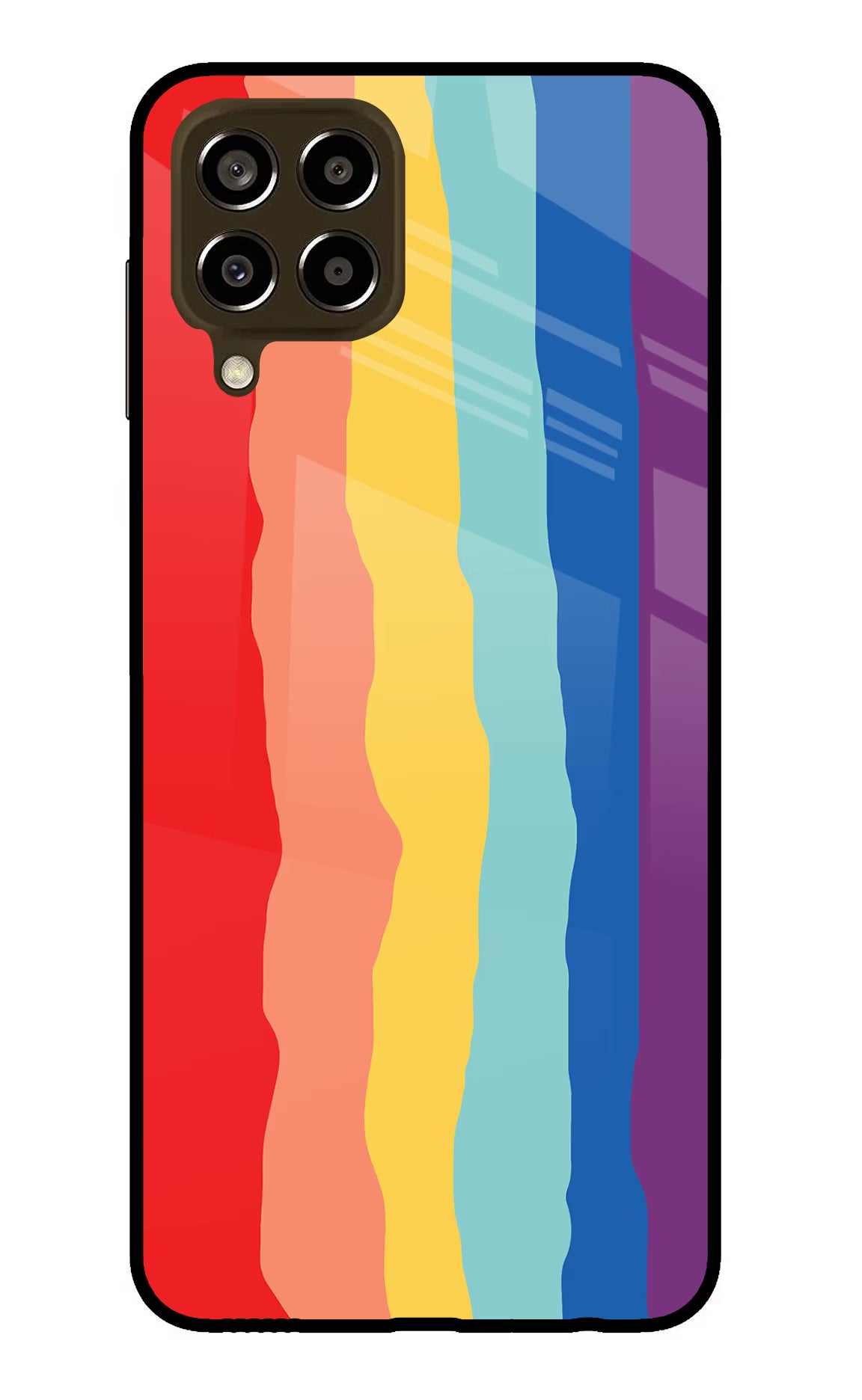 Rainbow Samsung M33 5G Glass Case - Rainbow Samsung M33 5G Glass Case Rainbow Samsung M33 5G Glass Case