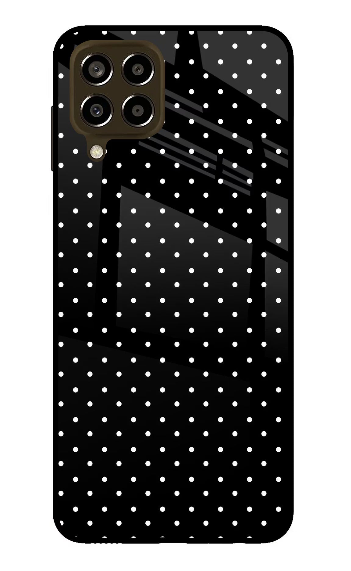 White Dots Samsung M33 5G Glass Case - White Dots Samsung M33 5G Glass Case White Dots Samsung M33 5G Glass Case