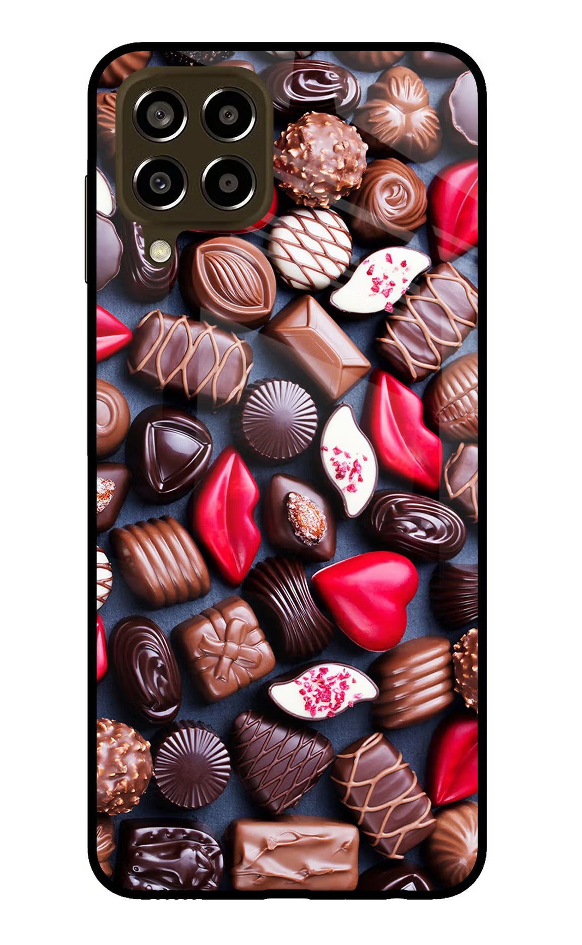 Chocolates Samsung M33 5G Glass Case - Chocolates Samsung M33 5G Glass Case Chocolates Samsung M33 5G Glass Case