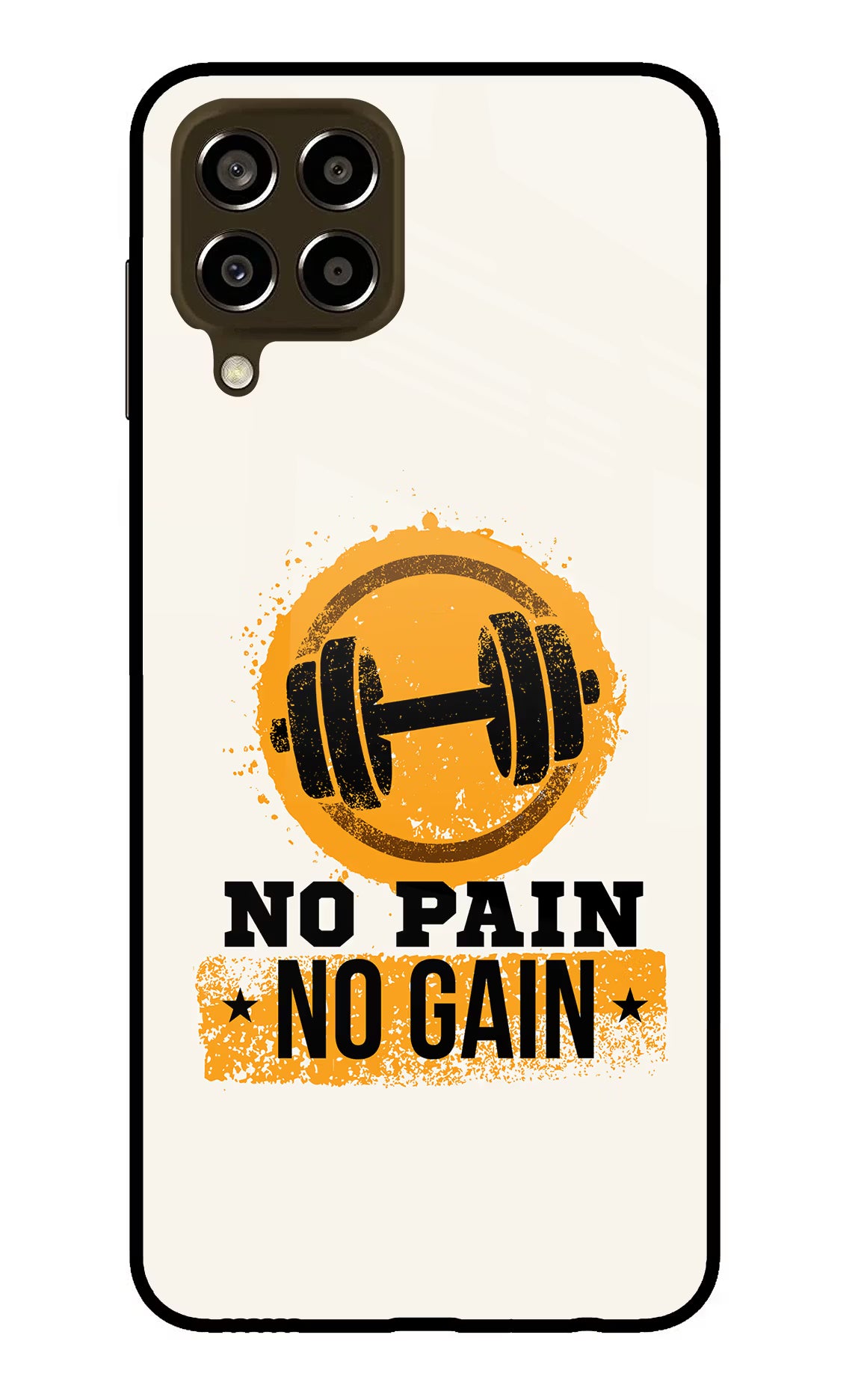 No Pain No Gain Samsung M33 5G Glass Case - No Pain No Gain Samsung M33 5G Glass Case No Pain No Gain Samsung M33 5G Glass Case