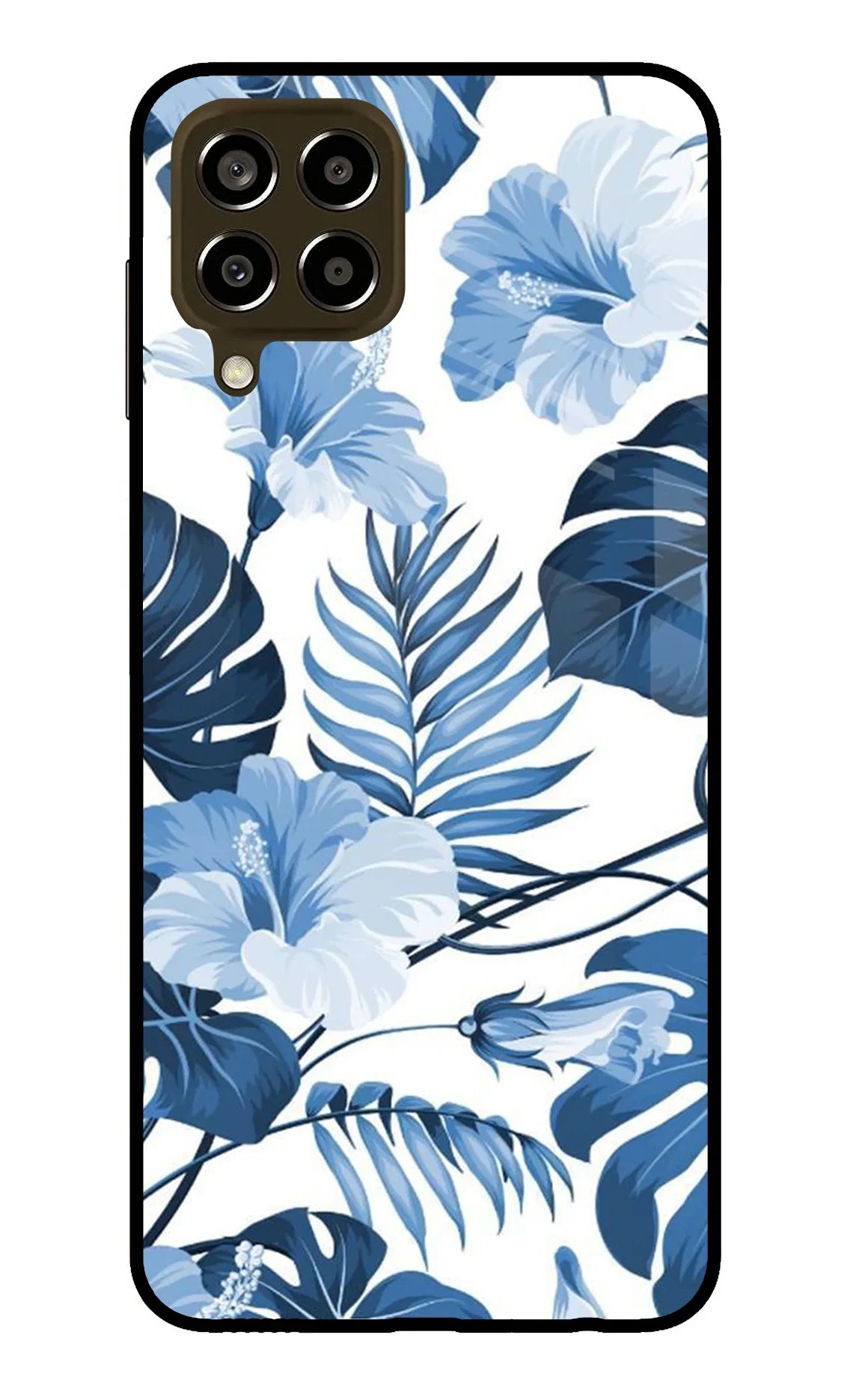 Fabric Art Samsung M33 5G Glass Case - Fabric Art Samsung M33 5G Glass Case Fabric Art Samsung M33 5G Glass Case