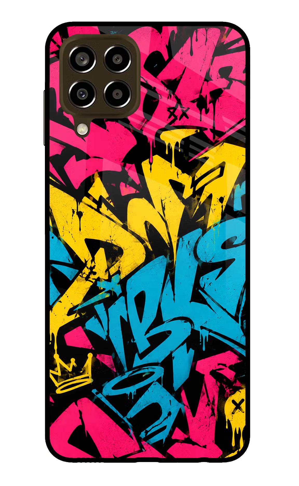 Graffiti Vibe Samsung M33 5G Glass Case - Graffiti Vibe Samsung M33 5G Glass Case Graffiti Vibe Samsung M33 5G Glass Case