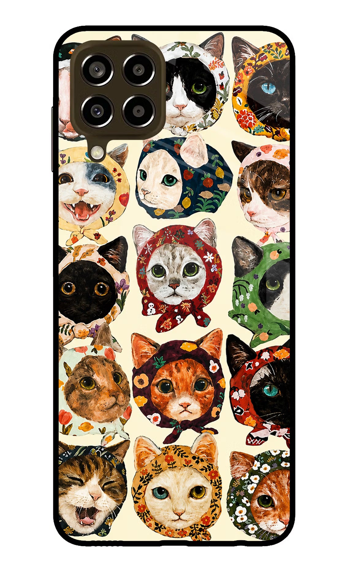 Cool Cat Samsung M33 5G Glass Case - Cool Cat Samsung M33 5G Glass Case Cool Cat Samsung M33 5G Glass Case