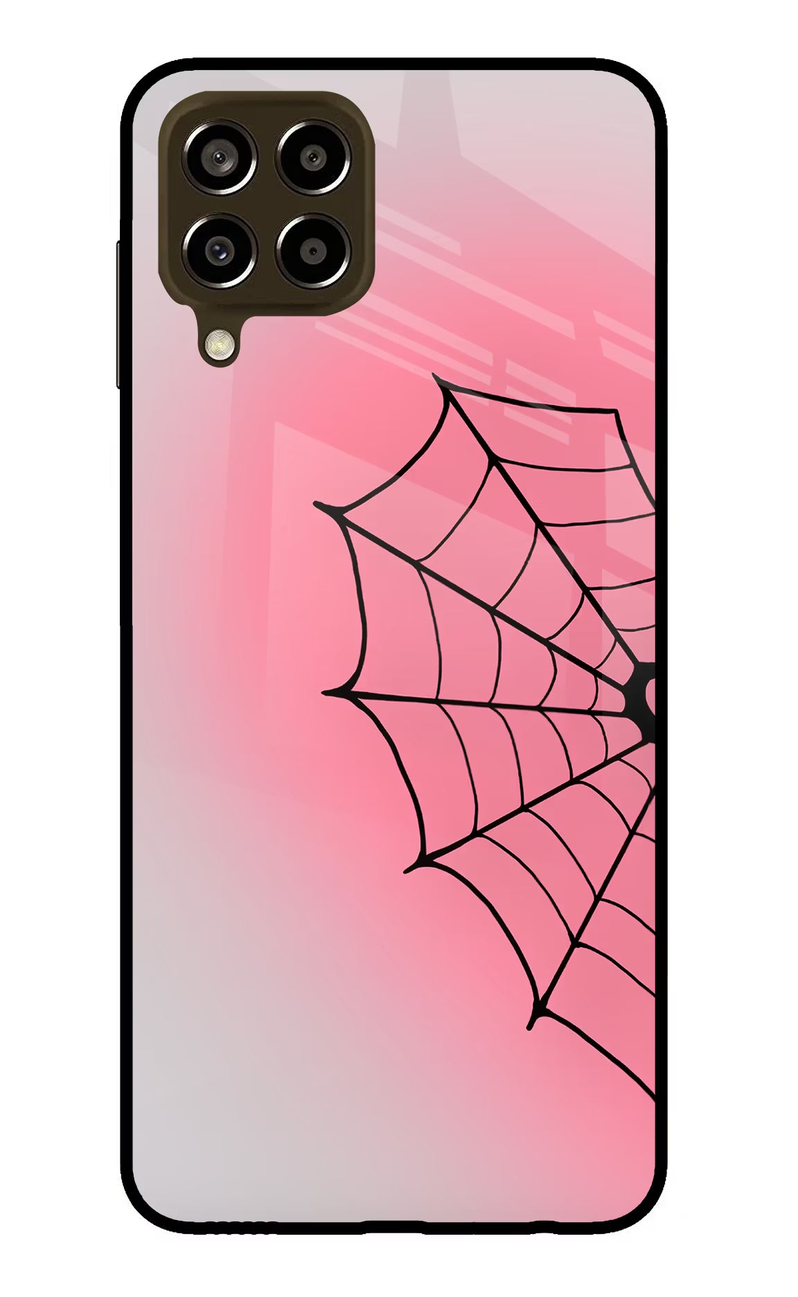 Pink Web Samsung M33 5G Glass Case - Pink Web Samsung M33 5G Glass Case Pink Web Samsung M33 5G Glass Case