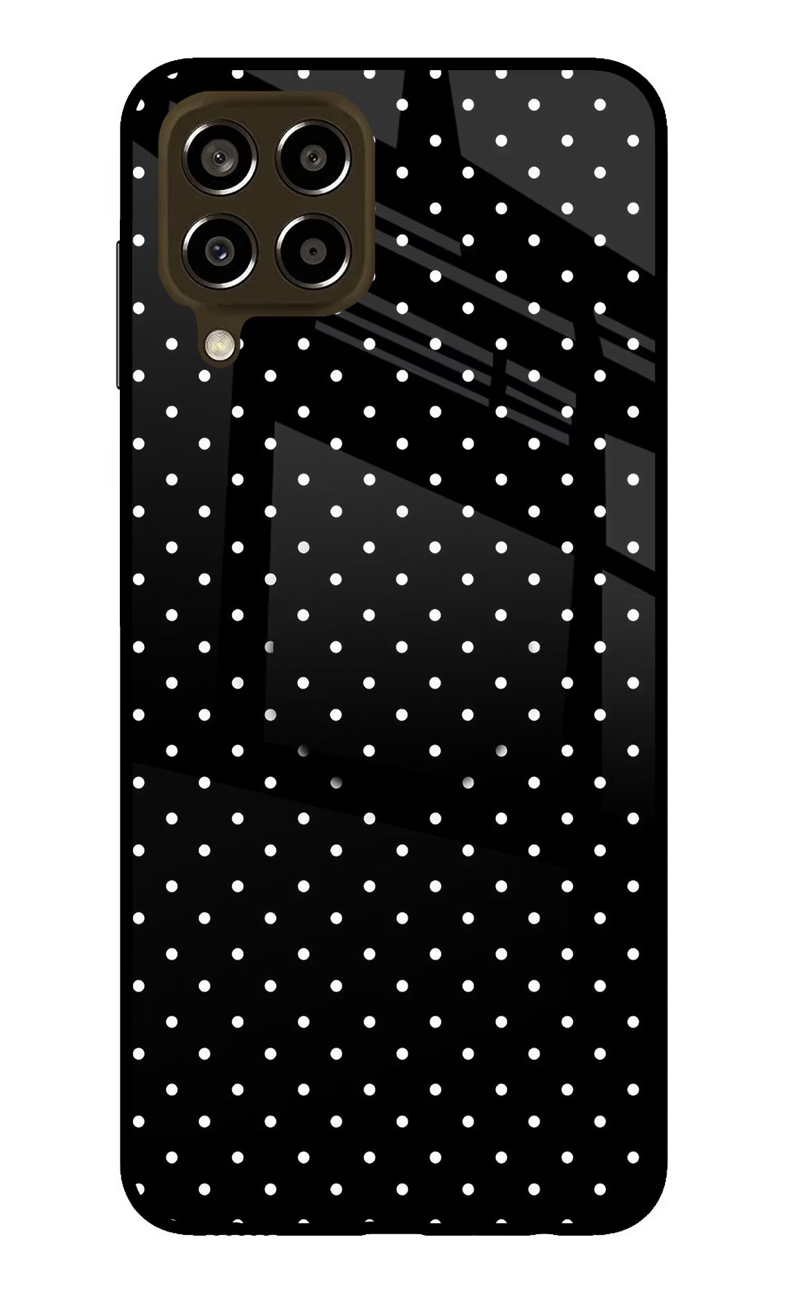 White Dots Samsung M33 5G Glass Case - White Dots Samsung M33 5G Glass Case White Dots Samsung M33 5G Glass Case