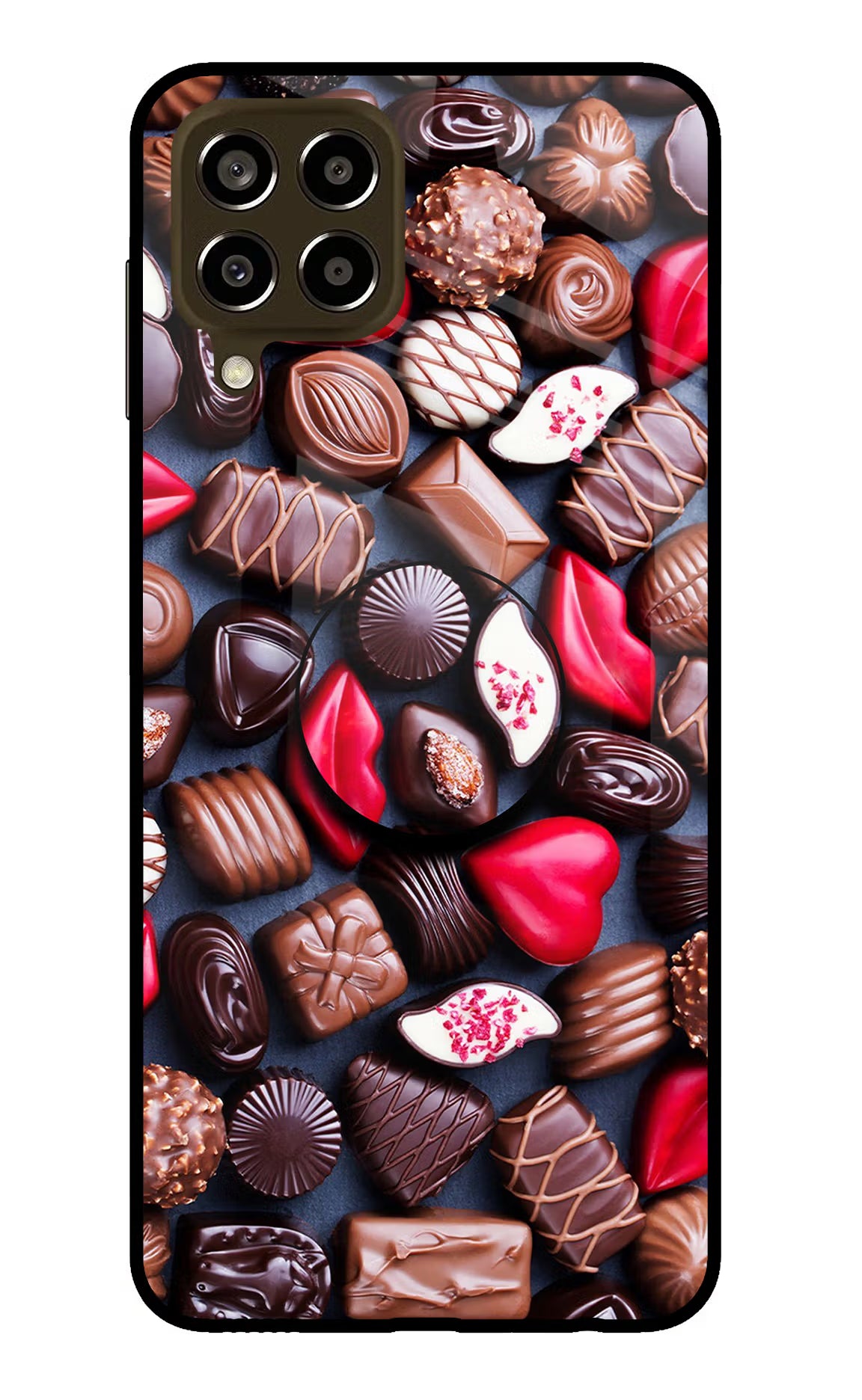 Chocolates Samsung M33 5G Glass Case - Chocolates Samsung M33 5G Glass Case Chocolates Samsung M33 5G Glass Case