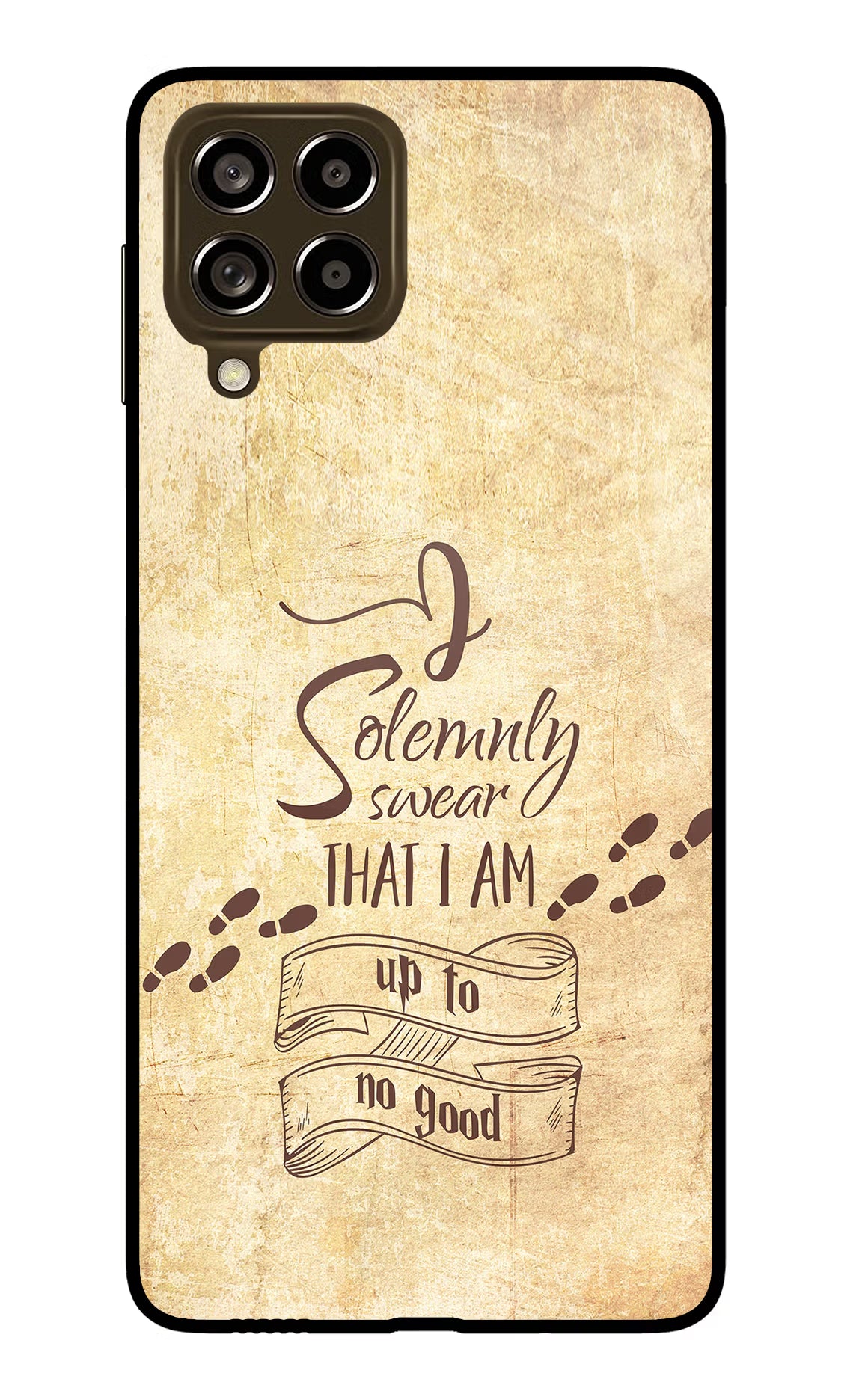 I Solemnly swear that i up to no good Samsung M53 5G Glass Case - I Solemnly swear that i up to no good Samsung M53 5G Glass Case I Solemnly swear that i up to no good Samsung M53 5G Glass Case