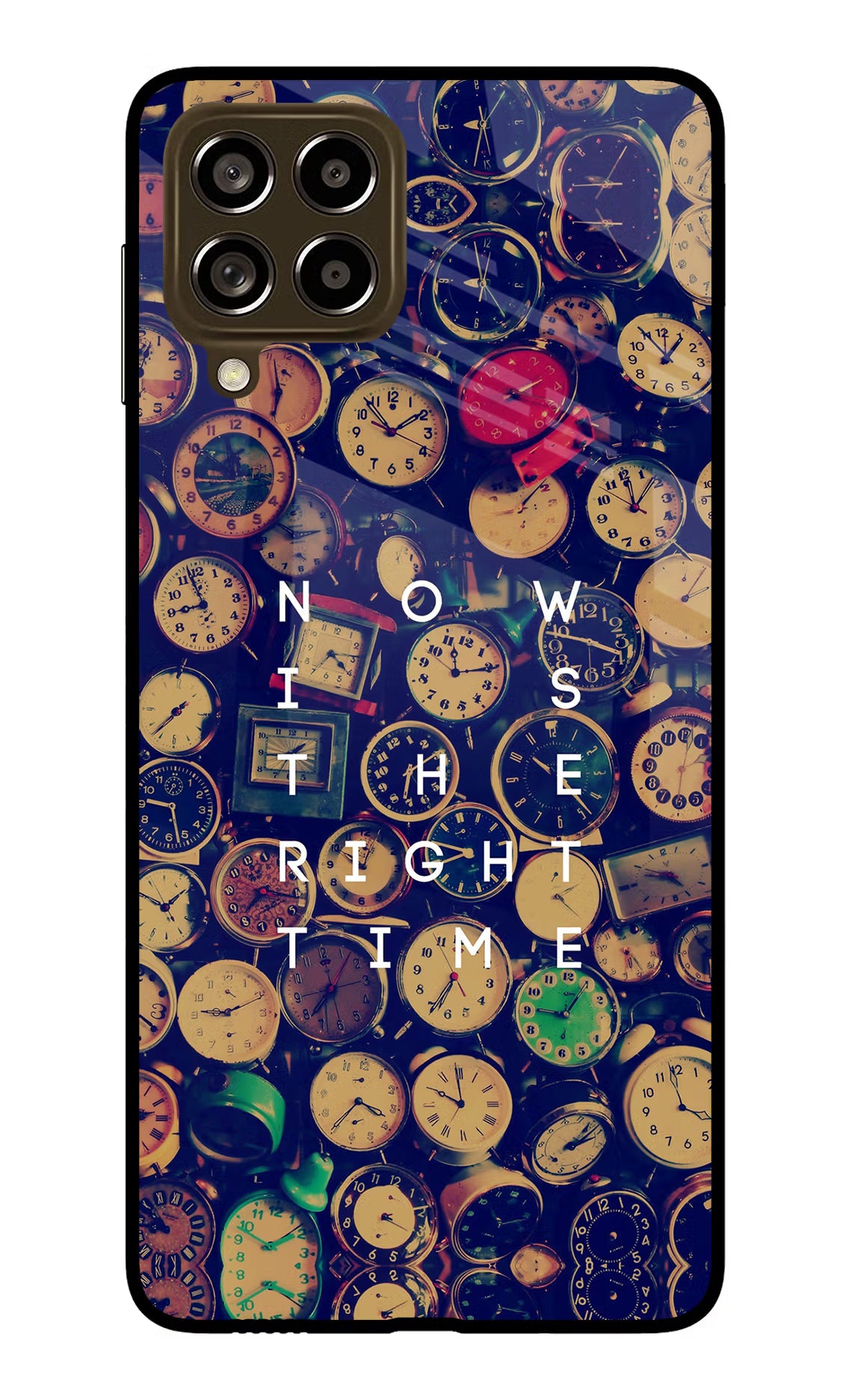 Now is the Right Time Quote Samsung M53 5G Glass Case - Now is the Right Time Quote Samsung M53 5G Glass Case Now is the Right Time Quote Samsung M53 5G Glass Case