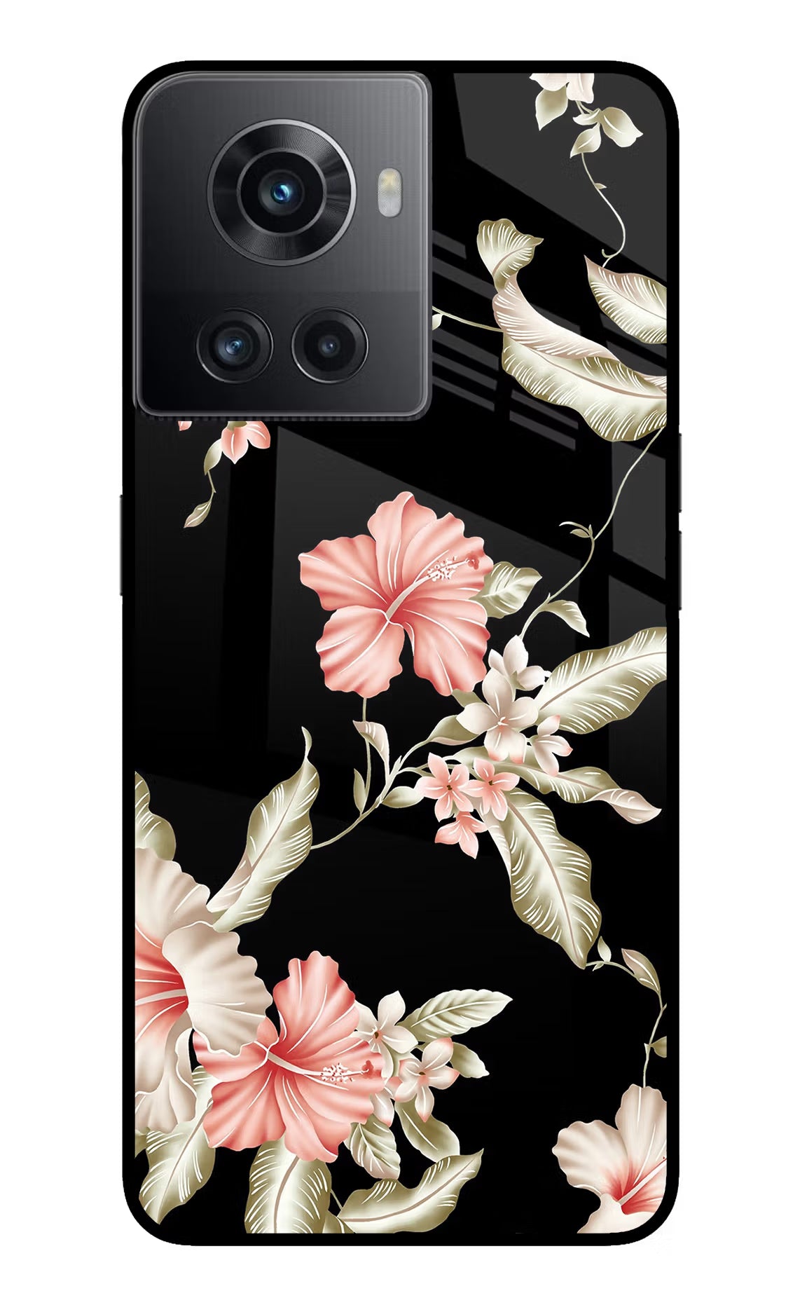 Flowers OnePlus 10R 5G Glass Case - Flowers OnePlus 10R 5G Glass Case Flowers OnePlus 10R 5G Glass Case