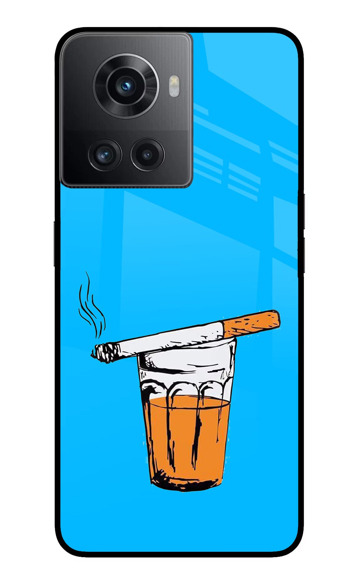 Chai Sutta OnePlus 10R 5G Glass Case - Chai Sutta OnePlus 10R 5G Glass Case Chai Sutta OnePlus 10R 5G Glass Case