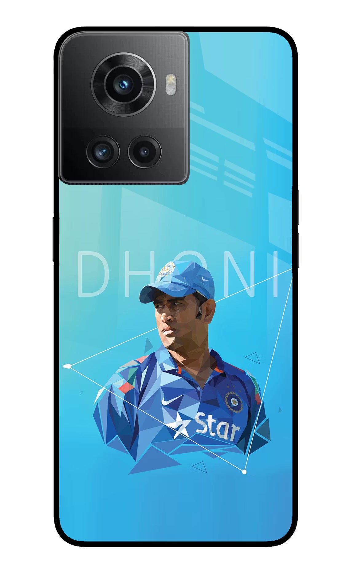 Dhoni Artwork OnePlus 10R 5G Glass Case - Dhoni Artwork OnePlus 10R 5G Glass Case Dhoni Artwork OnePlus 10R 5G Glass Case