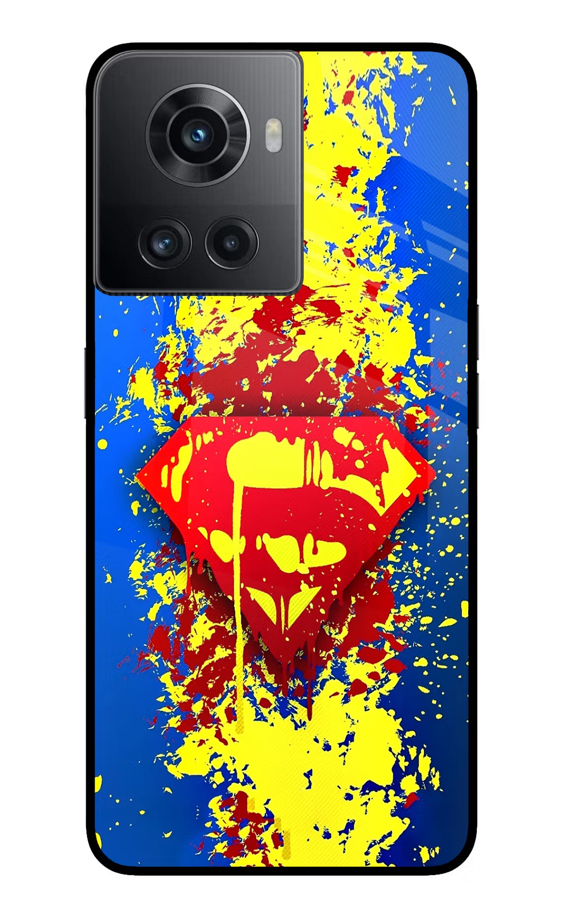 Superman logo OnePlus 10R 5G Glass Case - Superman logo OnePlus 10R 5G Glass Case Superman logo OnePlus 10R 5G Glass Case