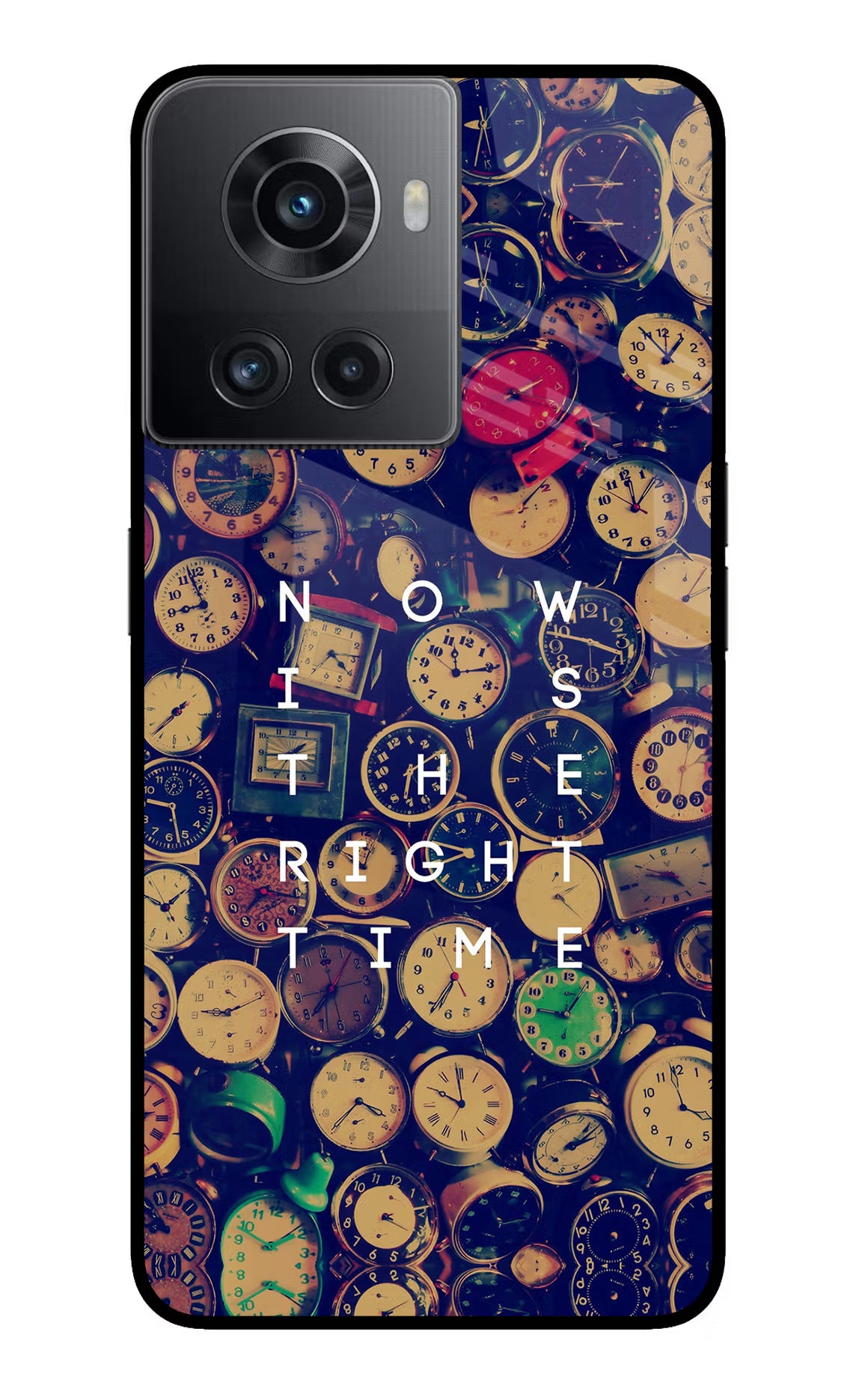 Now is the Right Time Quote OnePlus 10R 5G Glass Case - Now is the Right Time Quote OnePlus 10R 5G Glass Case Now is the Right Time Quote OnePlus 10R 5G Glass Case