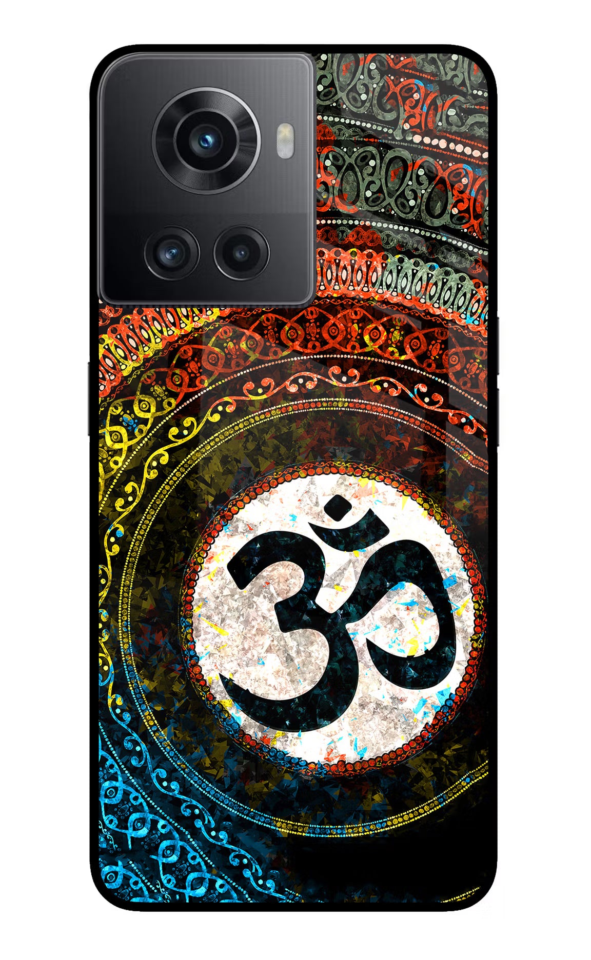 Om Cultural OnePlus 10R 5G Glass Case - Om Cultural OnePlus 10R 5G Glass Case Om Cultural OnePlus 10R 5G Glass Case
