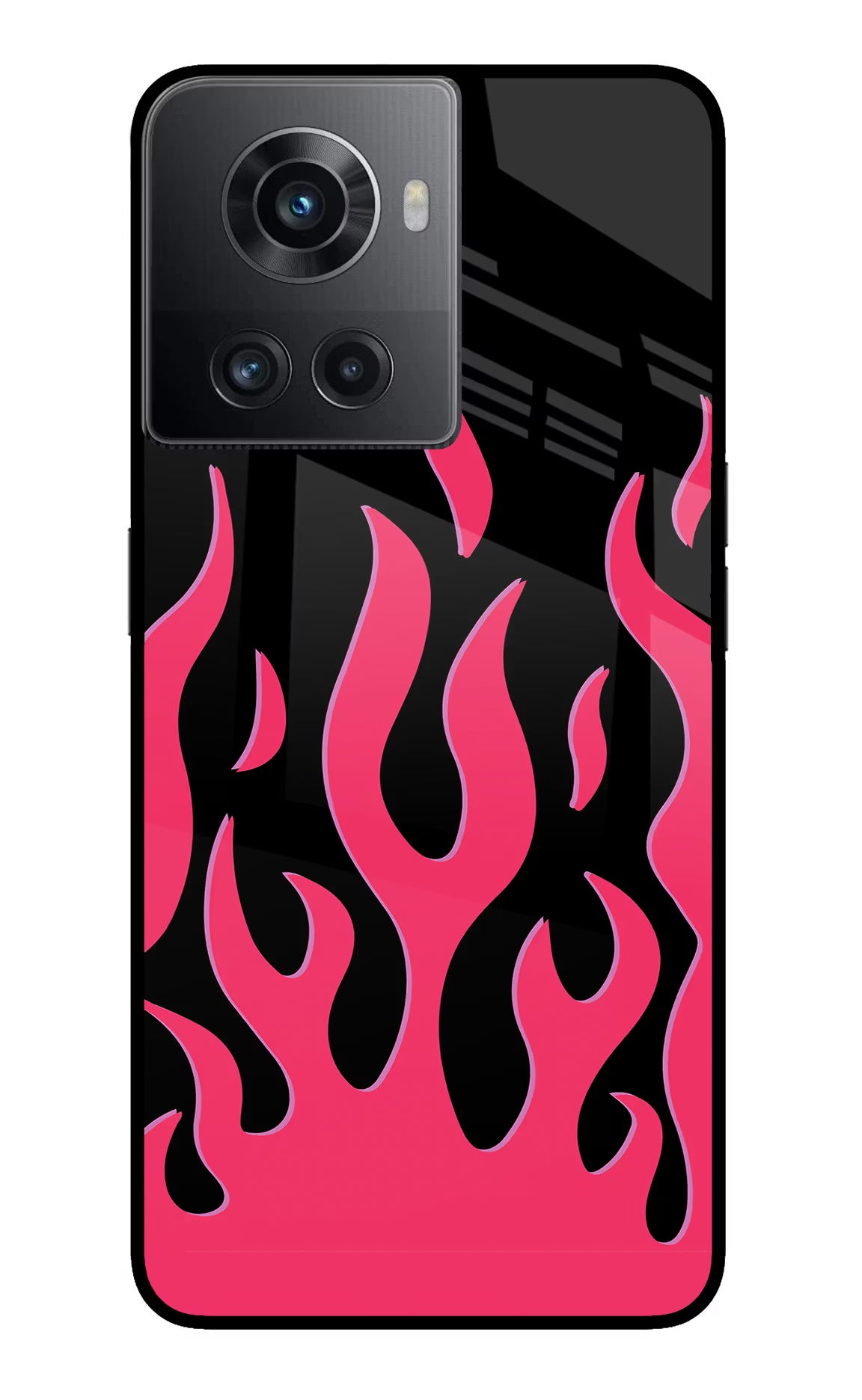 Fire Flames OnePlus 10R 5G Glass Case - Fire Flames OnePlus 10R 5G Glass Case Fire Flames OnePlus 10R 5G Glass Case