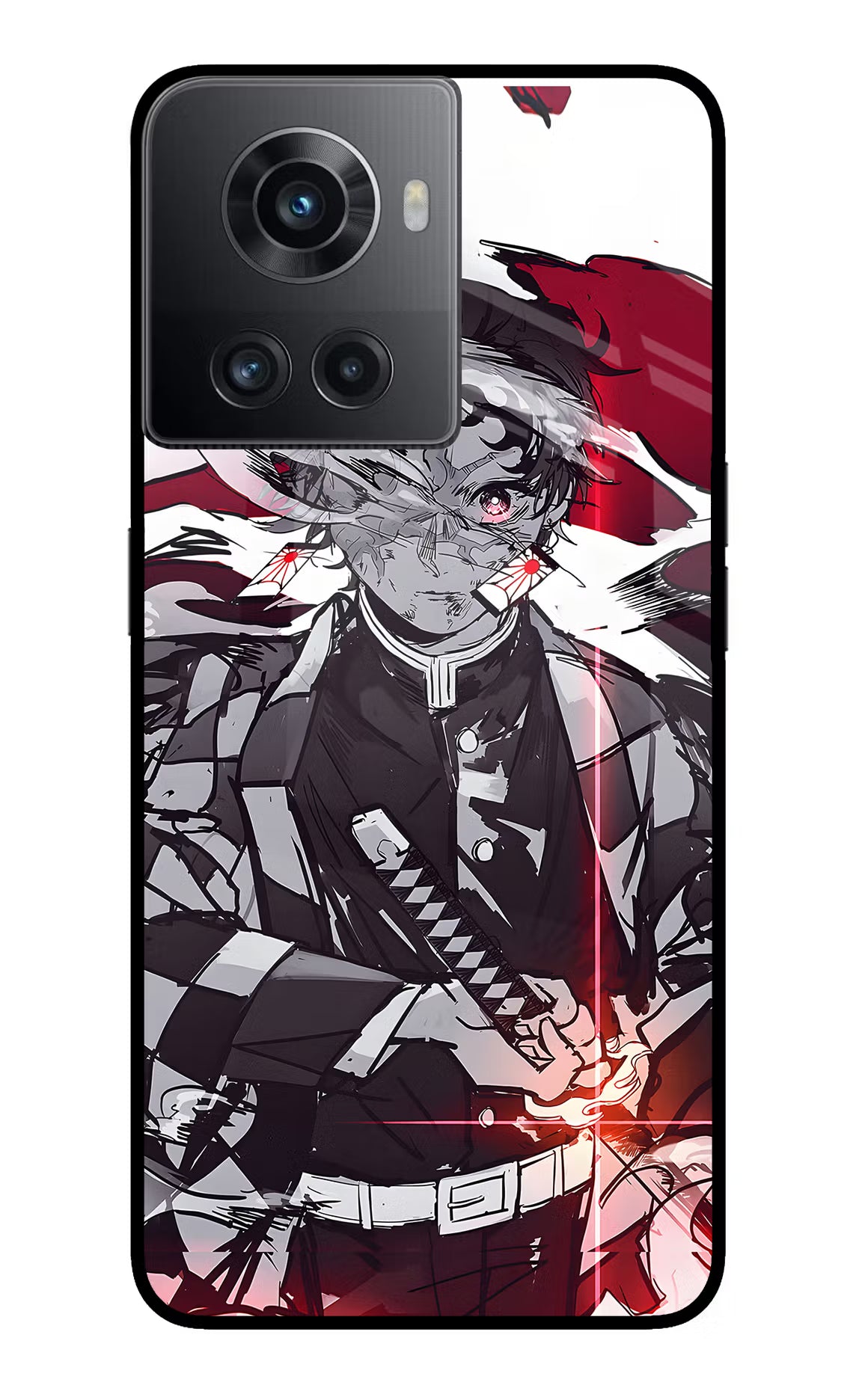 Demon Slayer OnePlus 10R 5G Glass Case - Demon Slayer OnePlus 10R 5G Glass Case Demon Slayer OnePlus 10R 5G Glass Case