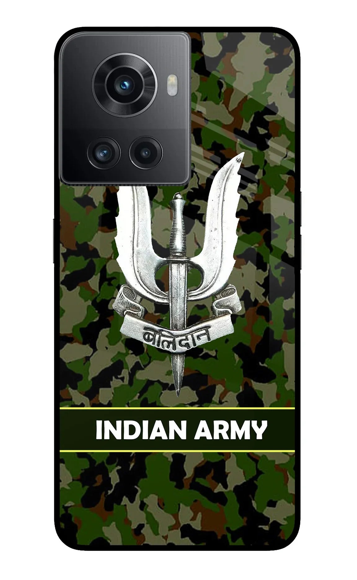 Balidan Indian Logo OnePlus 10R 5G Glass Case - Balidan Indian Logo OnePlus 10R 5G Glass Case Balidan Indian Logo OnePlus 10R 5G Glass Case