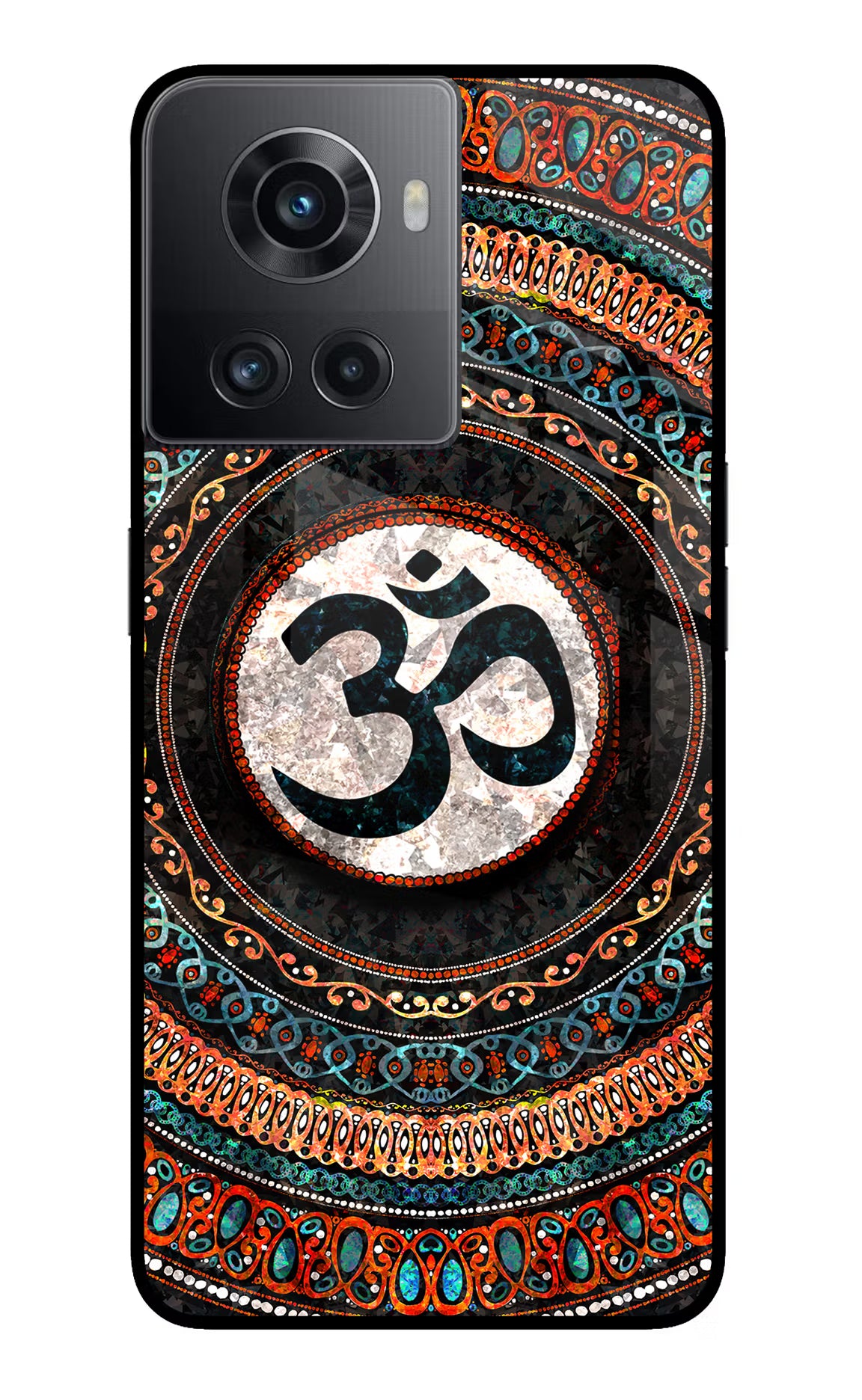 Om Culture OnePlus 10R 5G Glass Case - Om Culture OnePlus 10R 5G Glass Case Om Culture OnePlus 10R 5G Glass Case