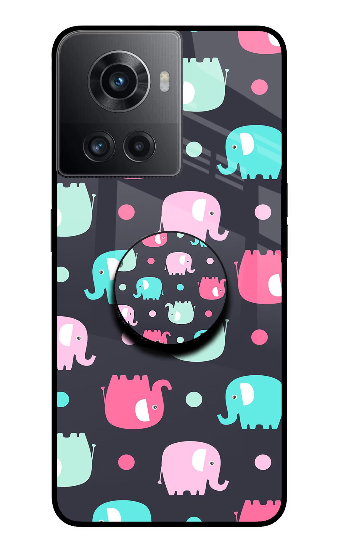 Baby Elephants OnePlus 10R 5G Glass Case - Baby Elephants OnePlus 10R 5G Glass Case Baby Elephants OnePlus 10R 5G Glass Case