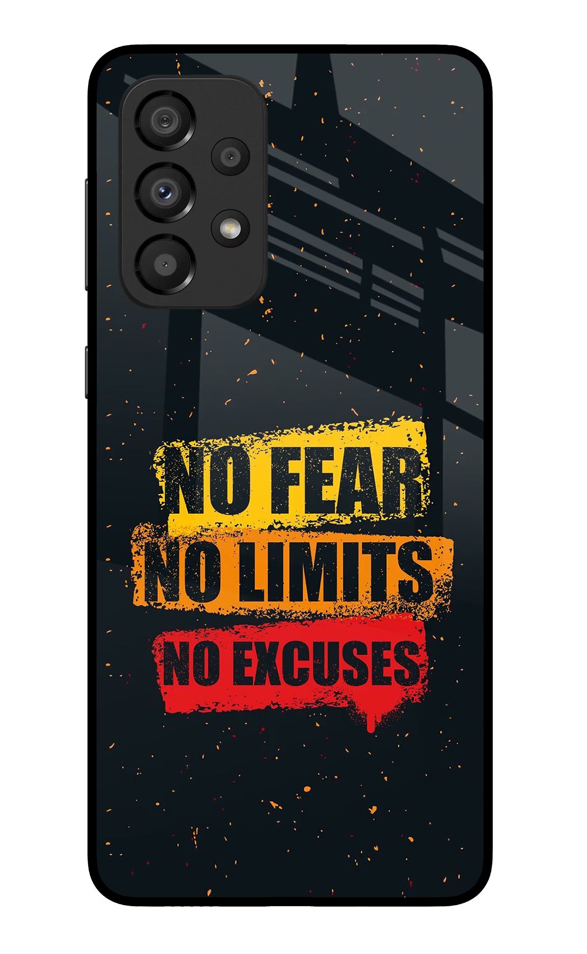 No Fear No Limits No Excuse Samsung A33 5G Glass Case - No Fear No Limits No Excuse Samsung A33 5G Glass Case No Fear No Limits No Excuse Samsung A33 5G Glass Case