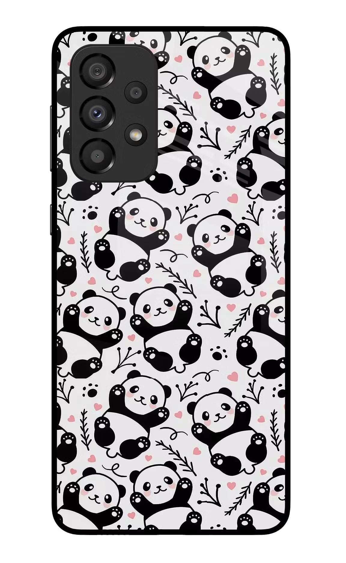 Cute Panda Samsung A33 5G Glass Case - Cute Panda Samsung A33 5G Glass Case Cute Panda Samsung A33 5G Glass Case