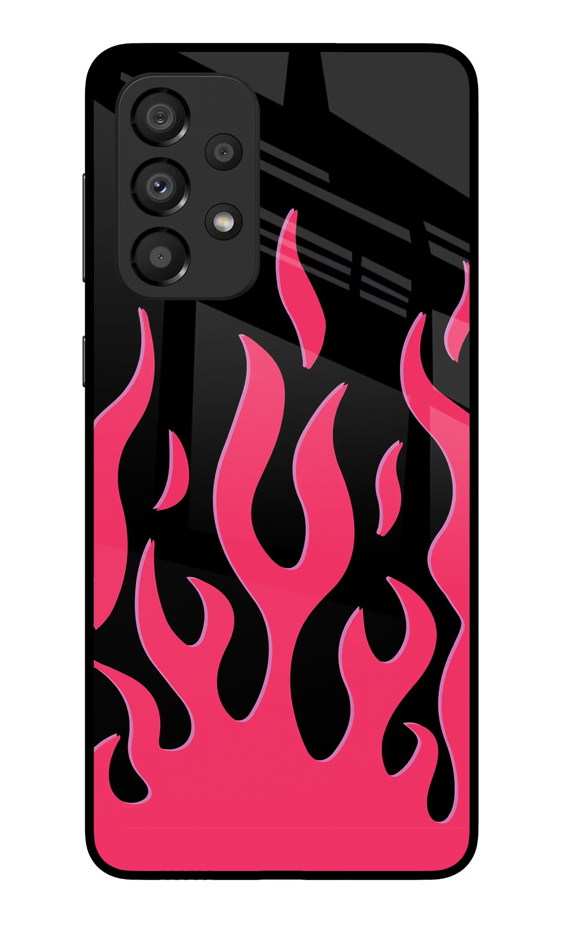 Fire Flames Samsung A33 5G Glass Case - Fire Flames Samsung A33 5G Glass Case Fire Flames Samsung A33 5G Glass Case