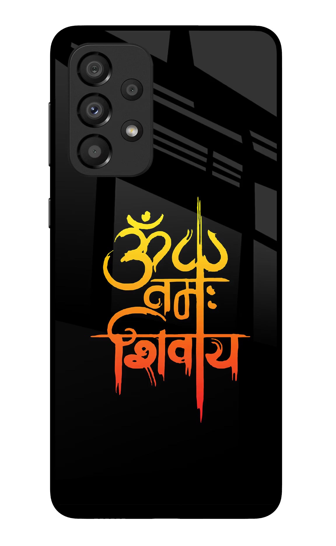 Om Namah Shivay Samsung A33 5G Glass Case - Om Namah Shivay Samsung A33 5G Glass Case Om Namah Shivay Samsung A33 5G Glass Case