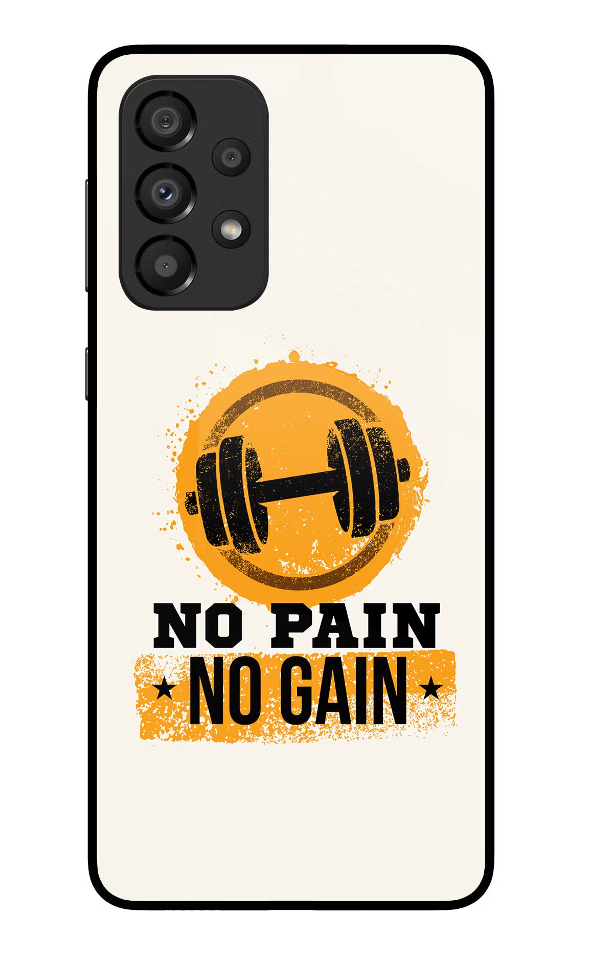 No Pain No Gain Samsung A33 5G Glass Case - No Pain No Gain Samsung A33 5G Glass Case No Pain No Gain Samsung A33 5G Glass Case