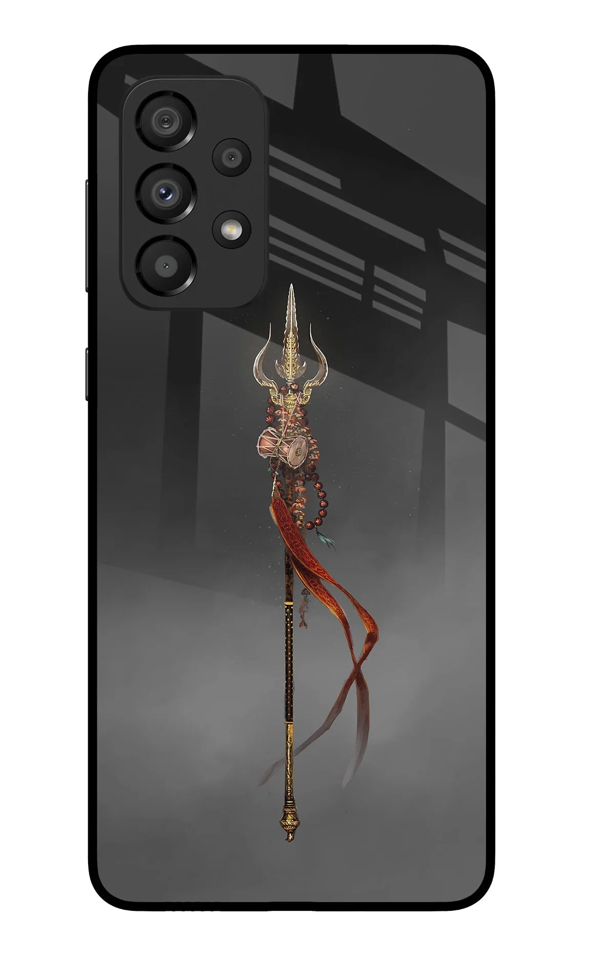 Shiv Trishul Samsung A33 5G Glass Case - Shiv Trishul Samsung A33 5G Glass Case Shiv Trishul Samsung A33 5G Glass Case