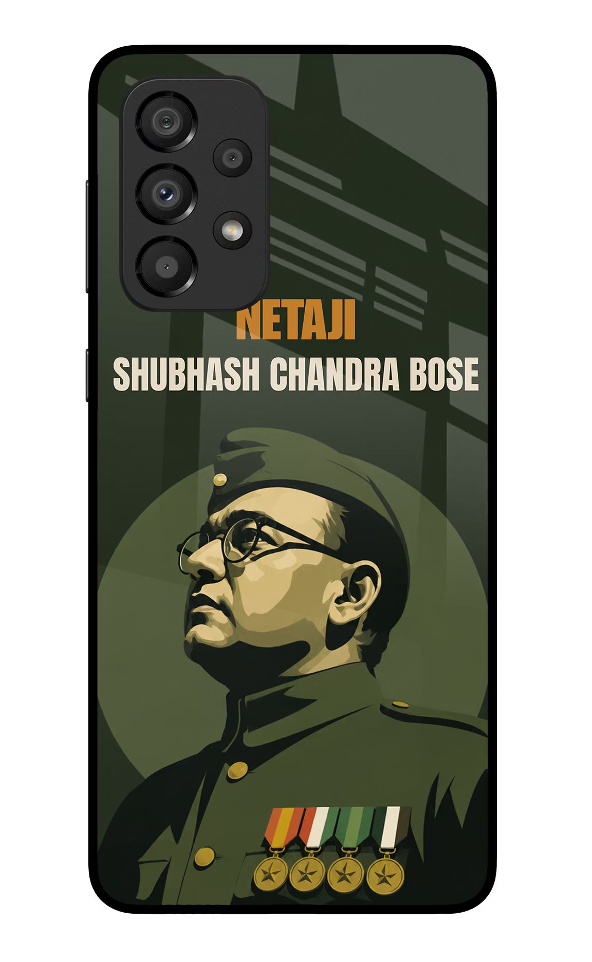 Netaji Legacy Samsung A33 5G Glass Case - Netaji Legacy Samsung A33 5G Glass Case Netaji Legacy Samsung A33 5G Glass Case