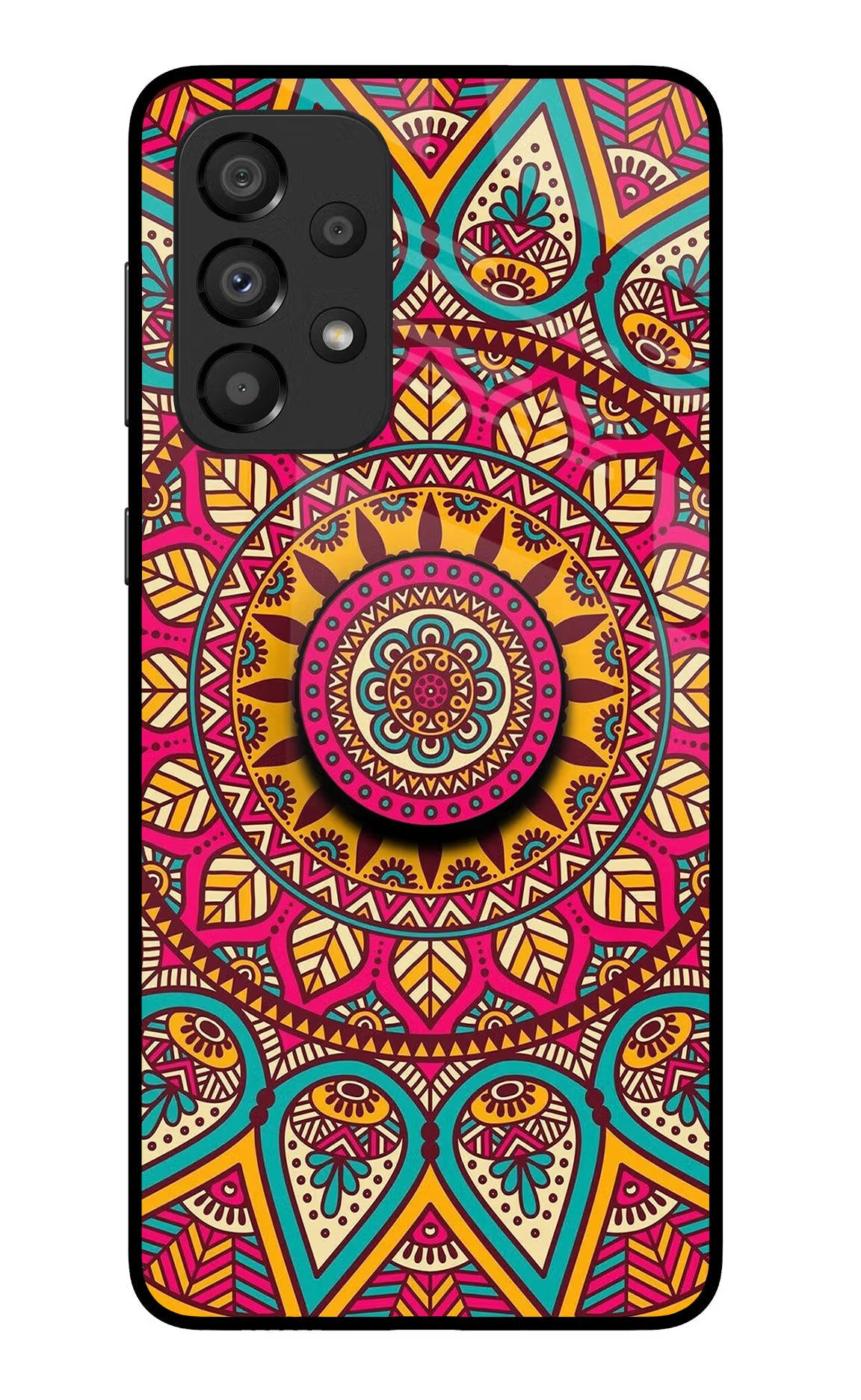 Mandala Samsung A33 5G Glass Case - Mandala Samsung A33 5G Glass Case Mandala Samsung A33 5G Glass Case