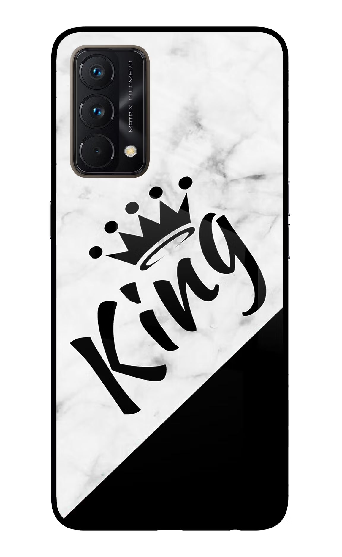 King Realme GT Master Edition Back Cover - King Realme GT Master Edition Glass Case Back Cover by Casekaro King Realme GT Master Edition Glass Case Back Cover by Casekaro